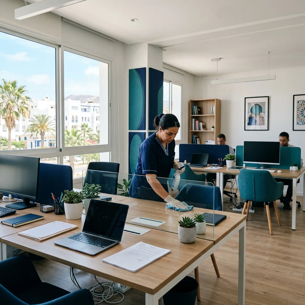 Nettoyage de bureaux à Agadir